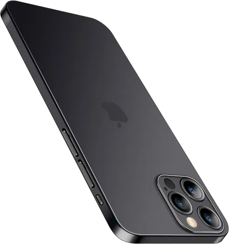 Vista 19 de Funda delgada compatible con iPhone 12, con acabado mate fino como papel, antihuellas dactilares y no se pone amarillenta, funda ultra protectora