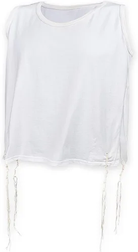 Vista 5 de Zion Judaica - Camiseta interior de algodón cómoda de calidad certificada Kosher Tzitzis, sin sudor, importación de Israel