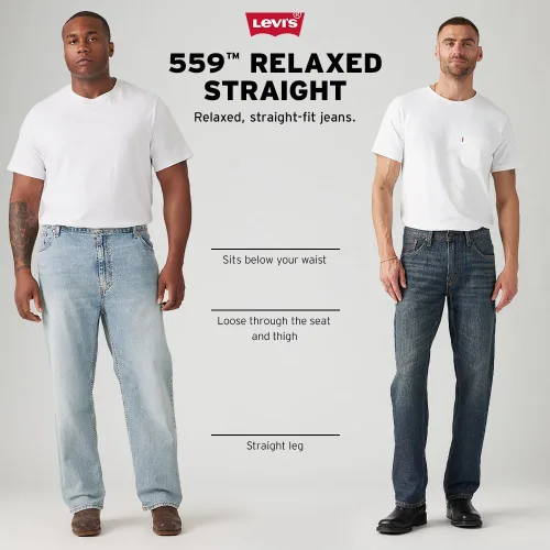 Vista 4 de Levi's Jeans rectos relajados 559 para hombre (también disponibles en tallas grandes y altas)