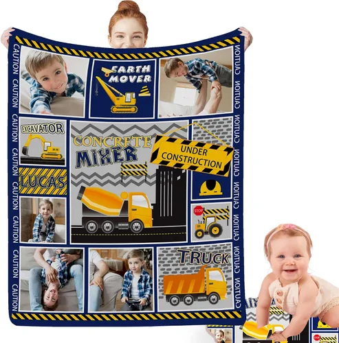 Vista 9 de Artsadd Manta facial personalizada de princesa para niñas, personalizada con cara de niños, manta personalizada para niños, nombre de foto de bebé