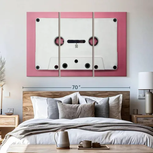 Vista 176 de Elephant Stock BW - Reproductor de discos de vinilo para pared, lienzo horizontal, decoración de pared de sala de estar de 3 piezas, impresión