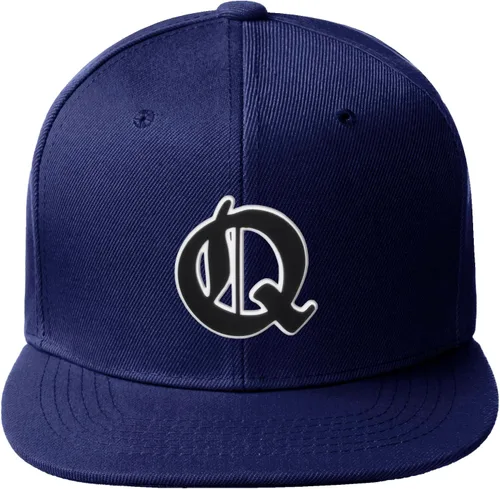 Vista 337 de Daxton Gorra clásica con visera de billete plano con letras del alfabeto inglés antiguo de la A a la Z