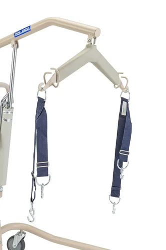 Vista 3 de Invacare Eslinga Estándar con Abertura de Inodoro para Elevadores de Pacientes, Malla de Poliéster, 9047