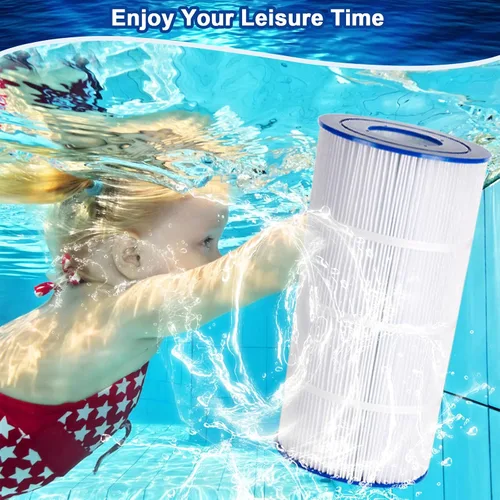 Vista 5 de Filtro de piscina C100S compatible con C100S, Hayward SwimClear C100S, CX100XRE, PA100S, Unicel C-9440, 100 pies cuadrados, filtro de cartucho