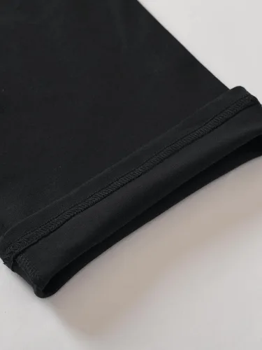 Vista 5 de Weintee Pantalones de punto con cordón y bolsillos para mujer de talla grande