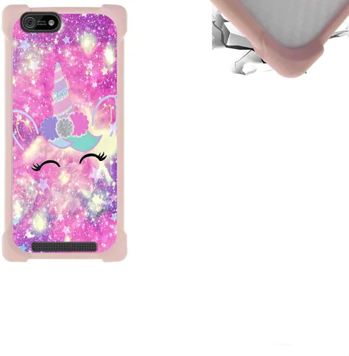 Vista 92 de jioeuinly Funda compatible con ZTE Blade X1 5G Phone Case PC Backplane + cubierta de silicona suave marco XSH