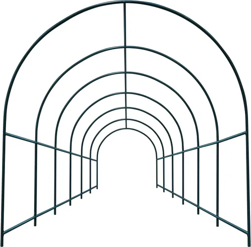 Vista 18 de YardGrow Greenhouse Frames for Larger Hot Garden House Support Arch Frame Climbing Plants/Flowers/Vegetables Outdoor (8.2x7x7.2 FT)