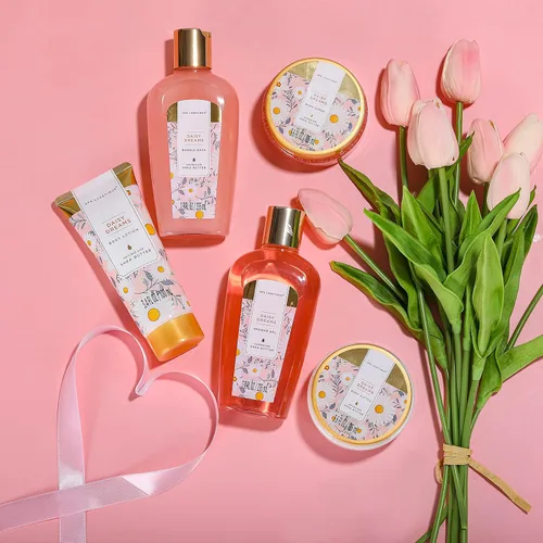 Vista 8 de Cestas de regalo de spa para mujeres, juego de regalo de baño Spa Luxetique, 12 piezas de kit de spa relajante en casa para mujeres con gel