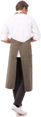 Vista 25 de Chef Works Delantal con pechera unisex Dorset Chefs