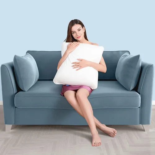 Vista 5 de AM AEROMAX 12 × 20 Inserto de almohada de espuma viscoelástica - Almohada rectangular de soporte lumbar para cojín decorativo, sofá, sillón, cama