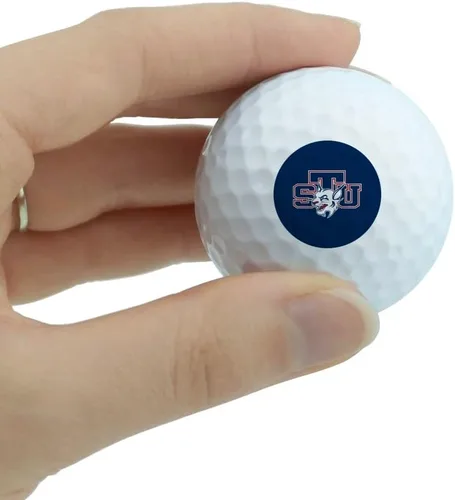 Vista 2 de St. Thomas University - Pelotas de golf con logotipo primario, paquete de 3, Multi, Tamaño único