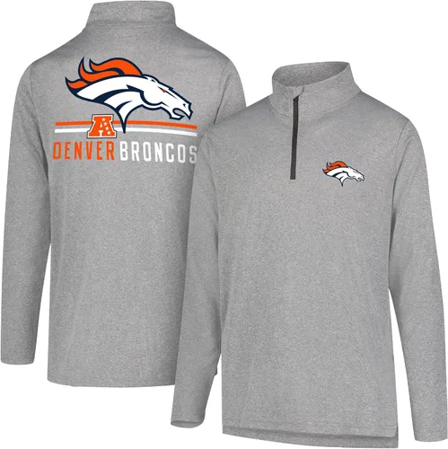 Vista 7 de Ultra Game Men's NFL Official Super Soft Quarter Zip Long Sleeve T-Shirt