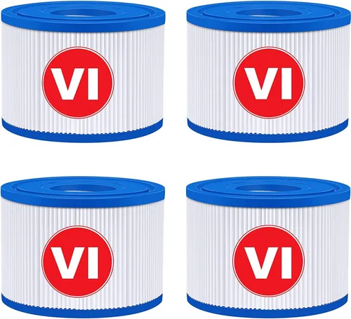 Vista 8 de KGC Paquete de 2 filtros de bañera de hidromasaje tipo VI compatibles con filtros Coleman Salu spa Lay-Z-Spa, repuesto para cartuchos de filtro