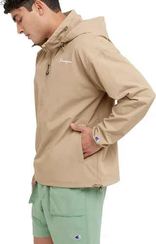 Vista 3 de Champion Chaqueta rompevientos para hombre, chaqueta Anorak con capucha de buceo, resistente al agua