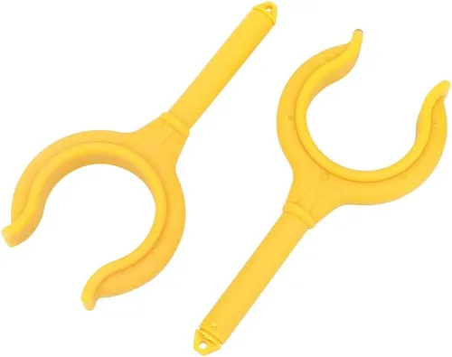 Vista 4 de Milltrip 2 unids Boat Oar Lock Fishing Rod Holder Soporte Marine Rubber Dinghy Accesorios (Amarillo)