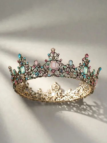 Vista 4 de SWEETV Queen Crown, Princess Crowns for Women, Baroque Tiaras for Women 0. Multicolor