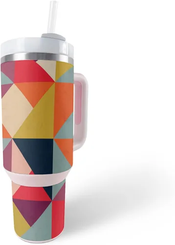 Vista 34 de MightySkins Skin - Vaso de vinilo compatible con Stanley The Quencher H2.0 FlowState de 40 onzas, vaca marrón, protectora, duradera y única, fácil