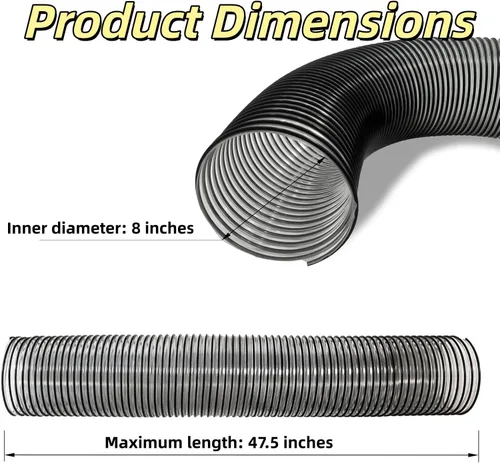 Vista 3 de 764-05082 76405082 Bagger Flex Manguera Reemplazar para MTD CUB CADET RZT 36" 42" 46" 50" 54" posterior Fast Double Bagger