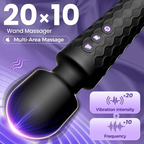 Vista 2 de Allovü - Vibrador de juguetes sexuales para mujeres, vibradores personales masajeadores, recargable por USB, estimulador de clítoris, juguetes