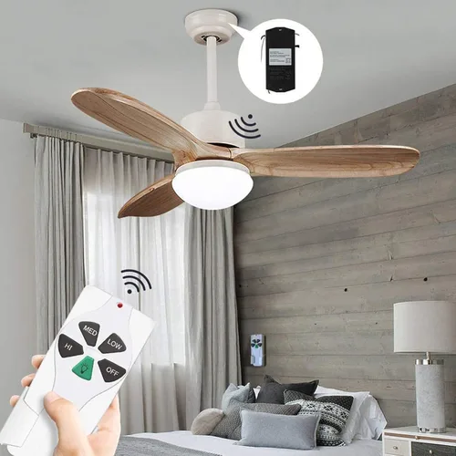 Vista 2 de Kit universal de control remoto para ventilador de techo, reemplazo de Harbor Breeze, Hunter, Hampton Bay, con receptor, 3 velocidades, atenuador