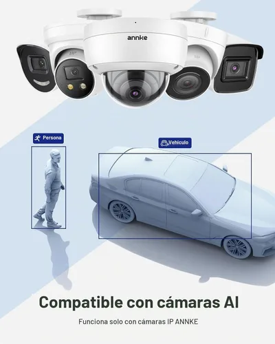 Vista 4 de ANNKE grabadora de vídeo de la red del PoE de 12MP 8CH para la cámara IP