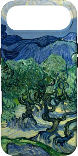 Vista 27 de Van Gogh Olivos con Alpilles Painting Famous Art Funda para iPhone 17