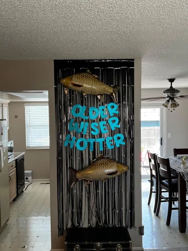Vista 6 de 3 globos de pez de 33 pulgadas para decoraciones de cumpleaños de peces, suministros de globos para fiestas de pesca