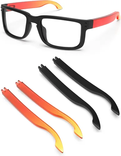 Vista 20 de Eye Opening Stuff Brazos de repuesto compatibles con gafas de sol Oakley Holbrook OO9102/Holbrook XL/Holbrook Asian Fit Negro claro