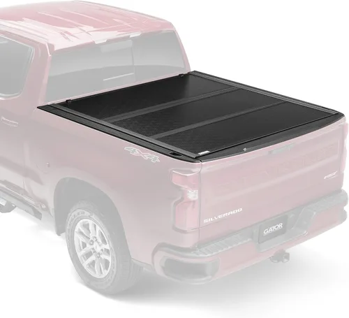 Vista 13 de Gator FX Hard Quad-Fold - Cubierta Tonneau para caja de camioneta 8828120 Se adapta a 2014 - 2018, 2019 Ltd/Lgcy Chevy Silverado caja de 5' 10