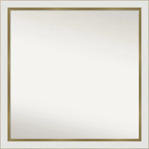 Vista 62 de Amanti Art Espejo personalizado, espejo de baño estrecho Alexandria White Wash, espejo de pared o espejo de tocador de baño sobre el fregadero