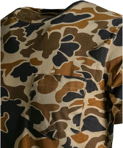 Vista 20 de King's Camo Camiseta de caza de manga corta de algodón Desierto sombra