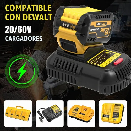 Vista 5 de 2 Packs 12000mAh Replacement for Dewalt 20V/60V Flexvolt Max Battery DCB612