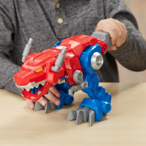 Vista 5 de Transformers Rescue Bots Knight Watch Optimus Prime, Playskool Heroes figura de acción de juguete (exclusivo de Amazon)