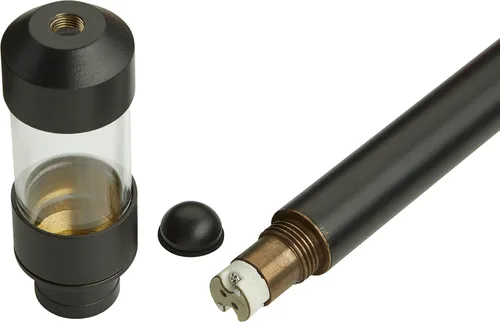 Vista 5 de VOLT Max Spread - Luz de camino de latón negro de 12 V (25 pulgadas de alto, pantalla de 9 pulgadas) con bombilla LED G4 blanca cálida de 3 W 2700 K