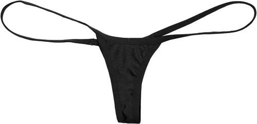 Vista 6 de Womens Stretchy Low Rise Micro Mini G-string T-back Thongs Bikini Tanga Lingerie Underwear