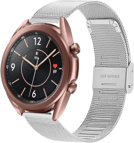 Vista 7 de Correa de repuesto para Amazfit GTS/GTS 2 para mujer, de acero inoxidable, con correa de repuesto para Amazfit GTS 2e/GTS 2 Mini Smartwatch