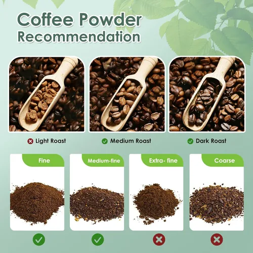 Vista 3 de LIHONG - Cápsulas de café reutilizables de acero inoxidable, cápsulas de café reutilizables, cápsulas de espresso reutilizables compatibles