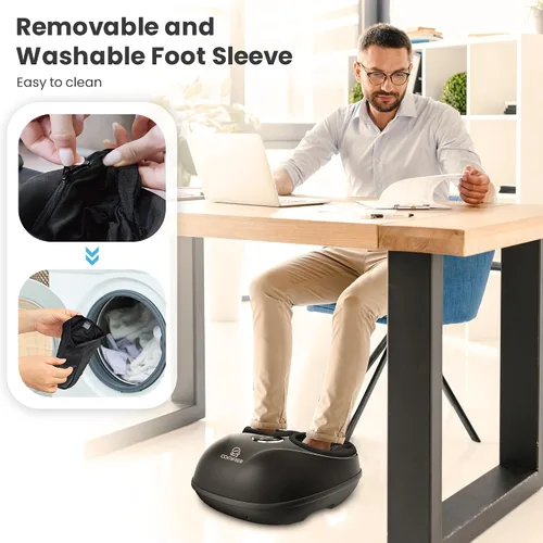 Vista 12 de COMFIER Elegible para HSA Masajeador de Pies Shiatsu con Calor, Masajeador de Pies FSA para Neuropatía Fascitis Plantar, Masajeador de Pies