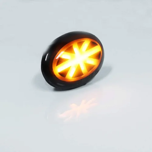 Vista 8 de Lente ahumada ámbar Union Jack logo LED Fender Side Marker Luces intermitentes compatibles para Gen2 R55 R56 R57 R58 R59 MINI Cooper