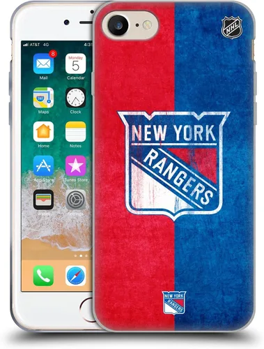 Vista 111 de Head Case Designs Funda de gel suave con licencia oficial de la NHL Camouflage New York Rangers compatible con Apple iPhone 7 Plus/iPhone 8 Plus