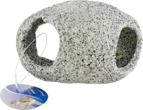 Vista 12 de Penn-Plax Deco-Replicas - Adorno de granito para acuario y escondite – Aspecto realista de piedra – Seguro para tanques de agua dulce y agua salada