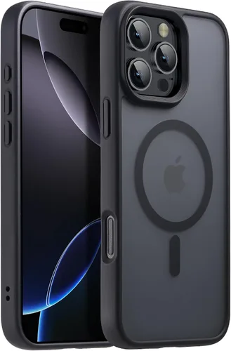 Vista 21 de Funda magnética para iPhone Air con protector de lente de cámara, protección grado militar de 10 pies, compatible con funda MagSafe Slim para iPhone