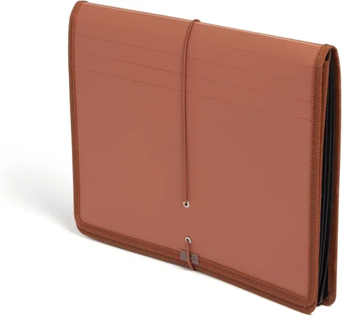 Vista 6 de Smead Cartera de Polímero, Organizador de Archivos Acordeón para Carpetas de Archivos, Tamaño Carta, Negro, Expansión de 5-1/4 Pulgadas, Suministros