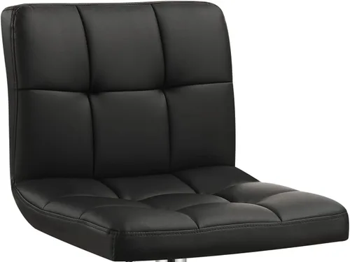 Vista 4 de Taburete de bar ajustable Coaster 29" negro y cromado 102554