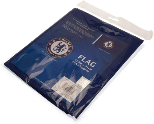 Vista 2 de Chelsea FC Flag CC - Aprox. 3' x 5' Escudo grande del