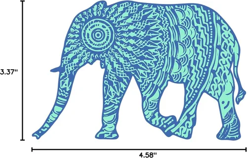 Vista 8 de CafePress Blue Elephant - Taza de café de cerámica de 15 oz (15.0 fl oz)