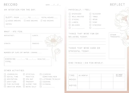 Vista 5 de Self-Care: A Day and Night Reflection Journal (90 Days) (Inner World) Tapa blanda – 8 Enero 2019