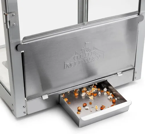Vista 6 de Olde Midway Máquina Comercial para Hacer Palomitas de Maíz Fabricante Palomitero con Hervidor Grande de 12 Onzas - Negro