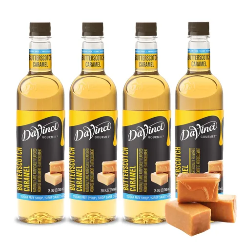 Vista 23 de DaVinci Gourmet - Jarabe de nueces de macadamia sin azúcar, 25.4 onzas líquidas (paquete de 4)