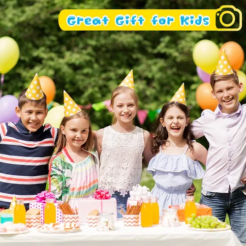 Vista 5 de Dylanto Cámara de selfie mejorada para niños, regalos de cumpleaños de Navidad para niños de 3 a 8 años, cámaras digitales para niños con video HD